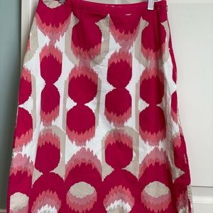 Funky Boden skirt that has slight A line cut